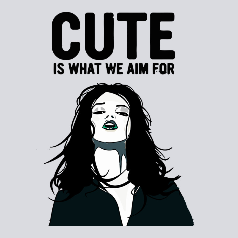 Cute Is What We Aim For Zipper Hoodie by artisFamous | Teevron