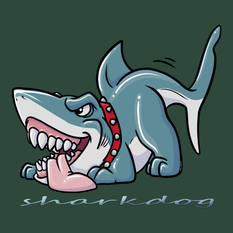 Sharkdog Sticker Zipper Hoodie by artisFamous | Teevron