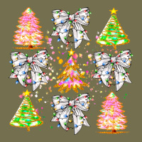 Christmas Trees And Bow Vintage Hoodie | Teevron