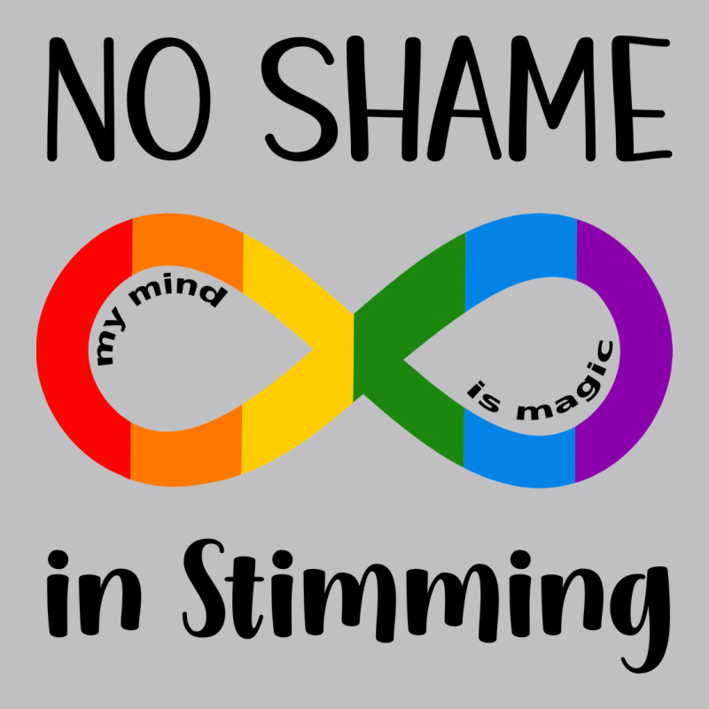 No Shame Stimming Long Sleeve Tee by CowhideDigitalArt | Teevron