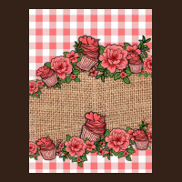 Valentines Day Burlap Background Heavy Core Tee | Teevron
