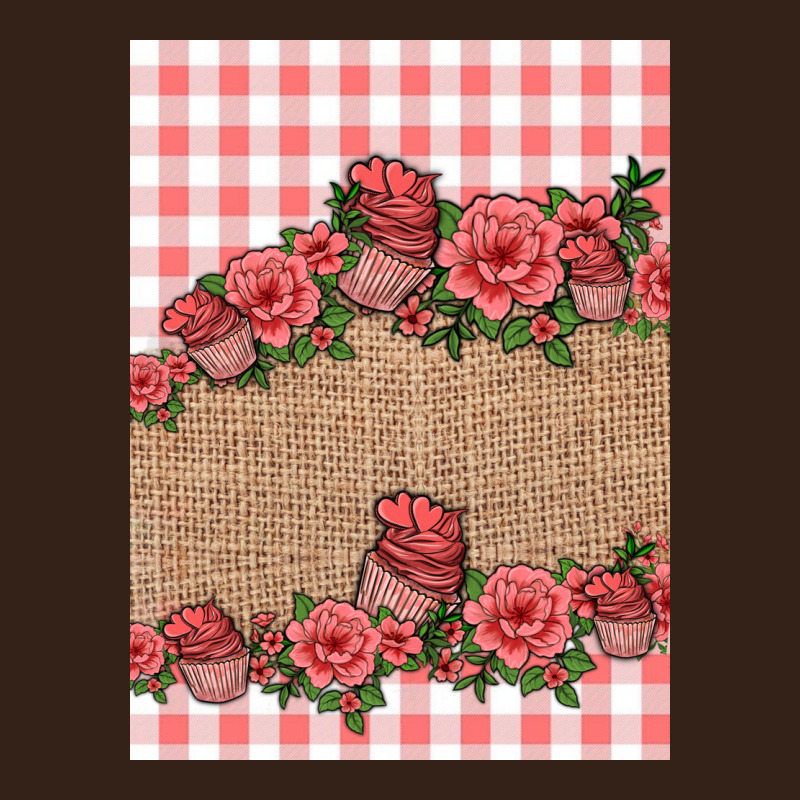 Valentines Day Burlap Background Heavy Core Tee by Jasminsmagicworld | Teevron