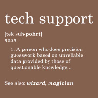 Funny Tech Support Definition Zipper Hoodie | Teevron
