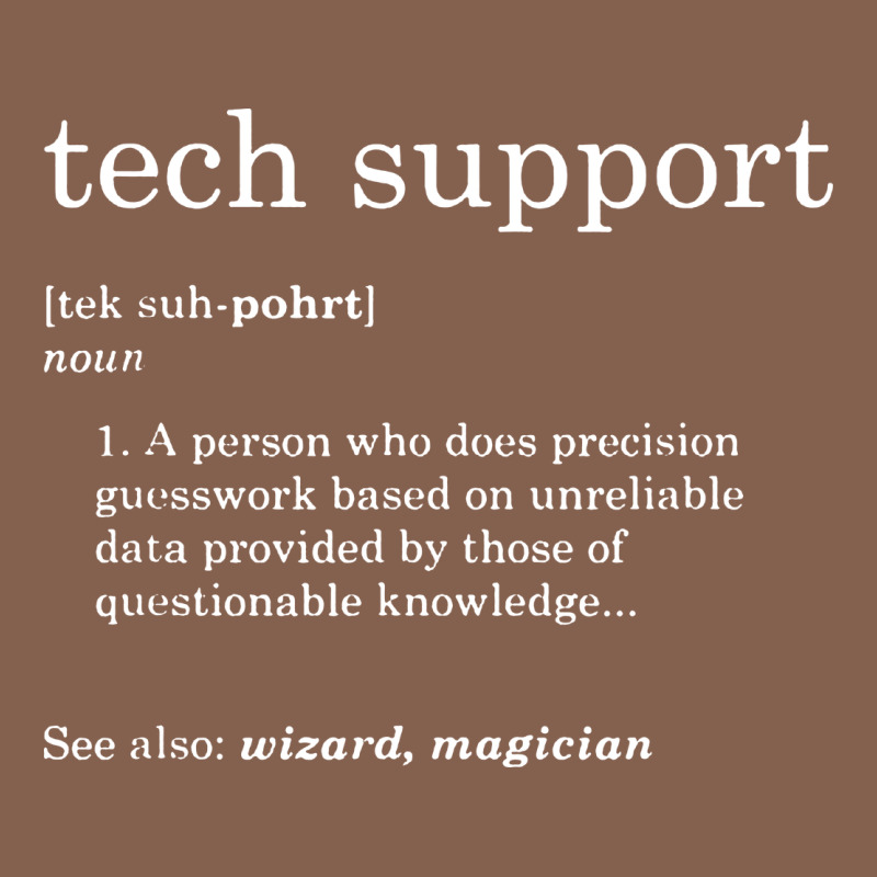 Funny Tech Support Definition Zipper Hoodie by artisFamous | Teevron