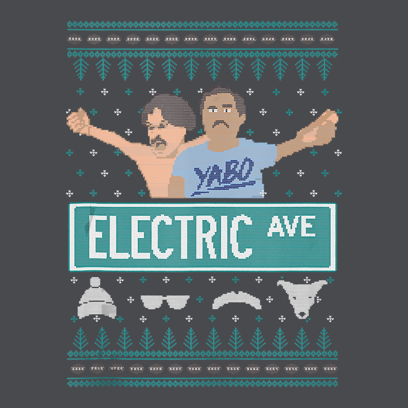 Pardon My Take Electric Avenue Ugly Christmas Sweater Zipper Hoodie by artisFamous | Teevron