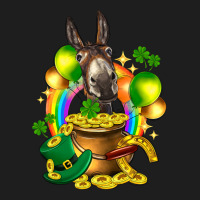 St. Patrick's Donkey With Balloon Classic Tee | Teevron