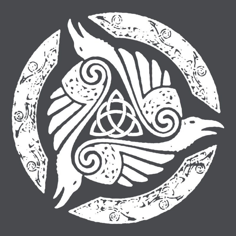 Celtic Trinity Knot Crow Spiritual Mandala Zipper Hoodie by artisFamous | Teevron