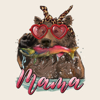 Mother's Day Glasses Leopard Bandana Mama Bear Hunting Fish Premium Sweatshirt | Teevron