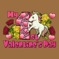 My First Valentine's Day Unicorn Vintage Tee | Teevron