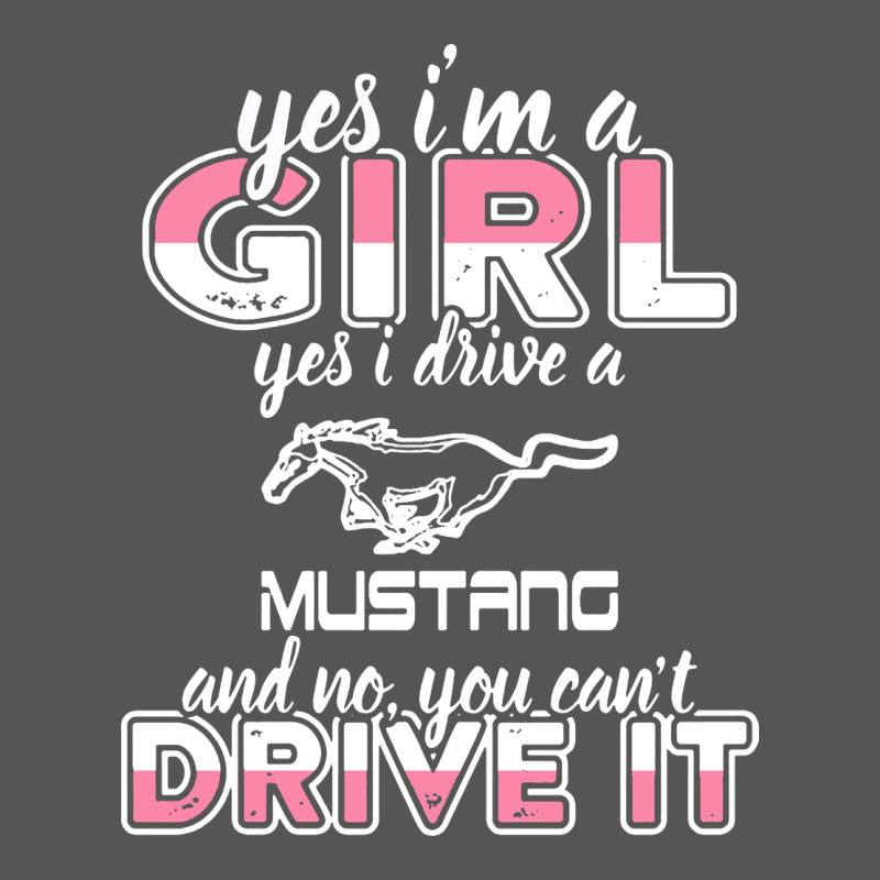 Mustang I M A Girl Who Drives A Mustang Zipper Hoodie by artisFamous | Teevron