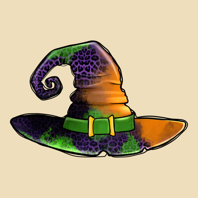 Purple Leopard Witch Hat Premium Hoodie by Jasminsmagicworld | Teevron