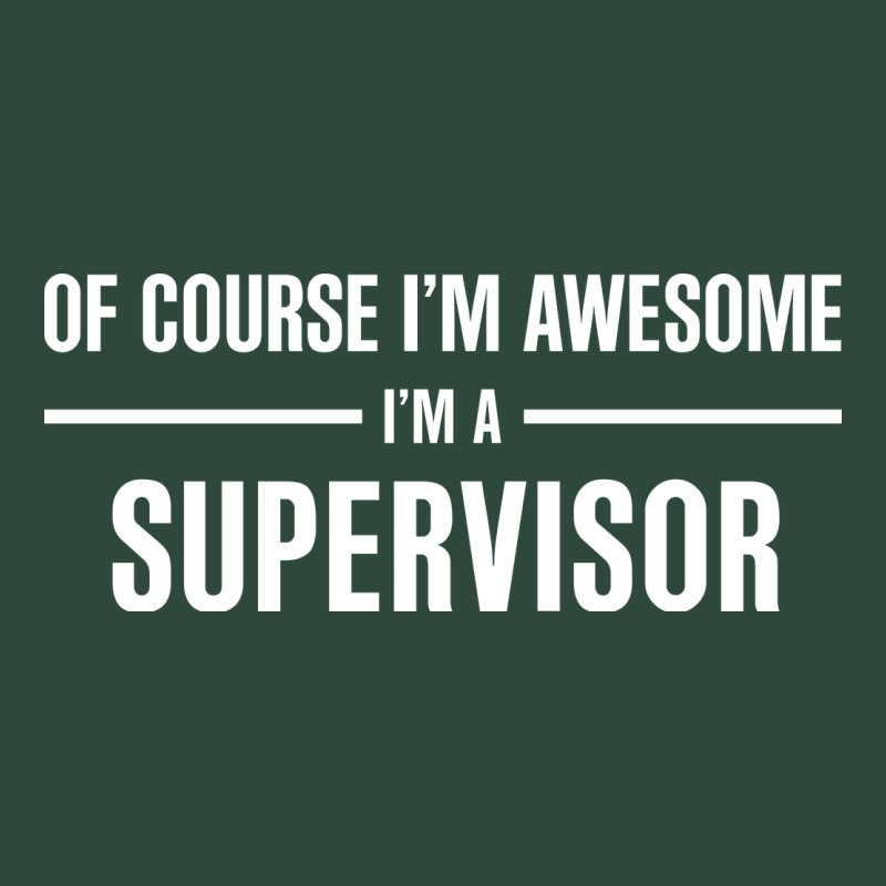 I'm Awesome I'm A Supervisor Zipper Hoodie by artisFamous | Teevron