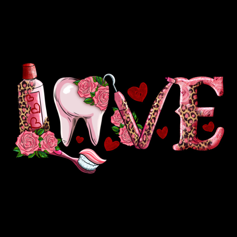 Valentines Day Dental Love Heavy Core Tee by RanaPortraitStore | Teevron