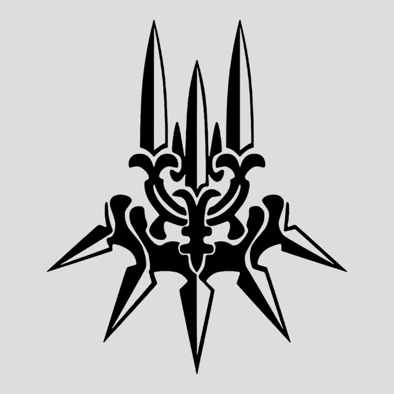 Yorha White Insignia Zipper Hoodie by artisFamous | Teevron