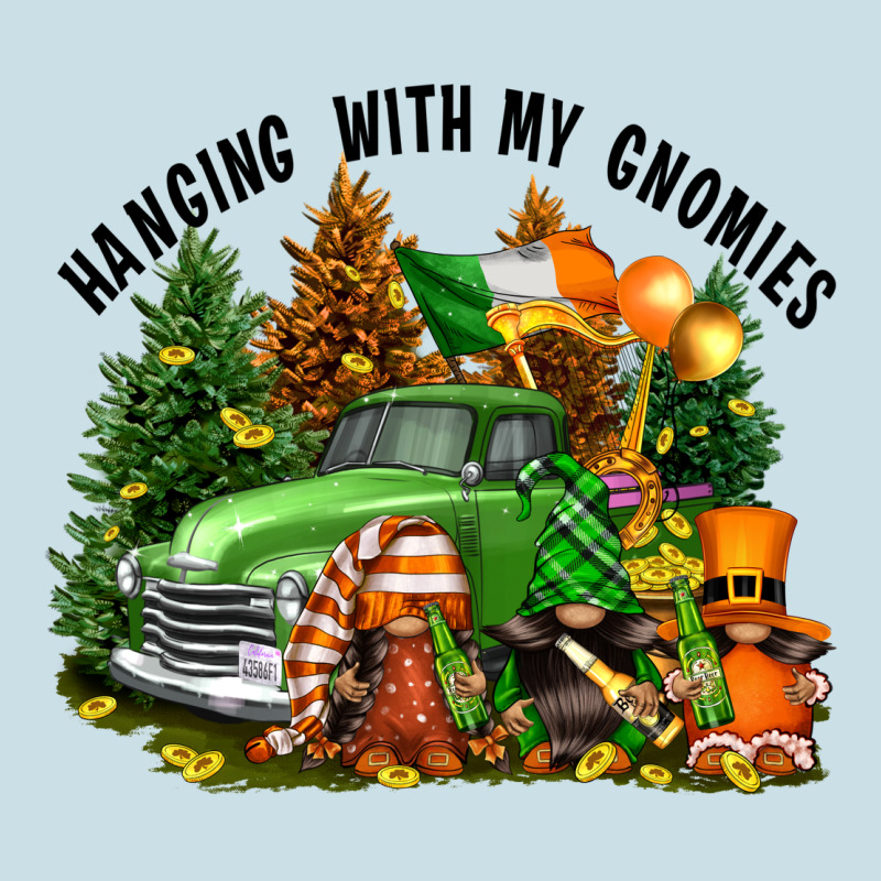 St. Patricks Day Hanging With My Gnomies Ladies Tee by FaDigitalArtStudio | Teevron