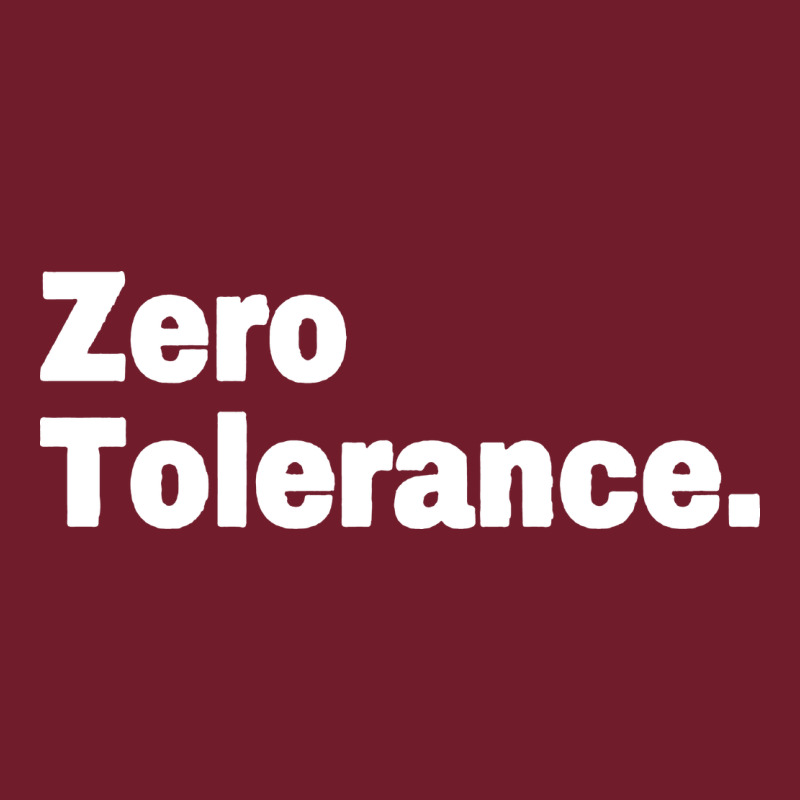 Zero Tolerance Zipper Hoodie by artisFamous | Teevron