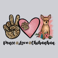 Peace Love Chihuahua Heavyweight Sweatshirt | Teevron