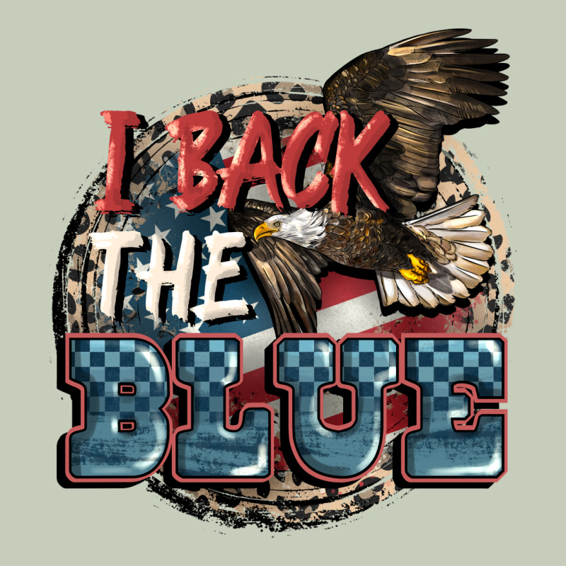 I Back The Blue Ladies Tee by FaDigitalArtStudio | Teevron