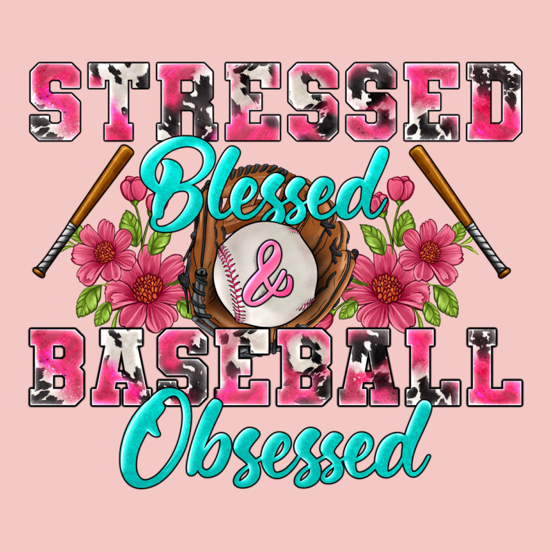 Stressed Blessed & Baseball Obsessed Urban Heavy Tee by BundleAndBundleShop | Teevron