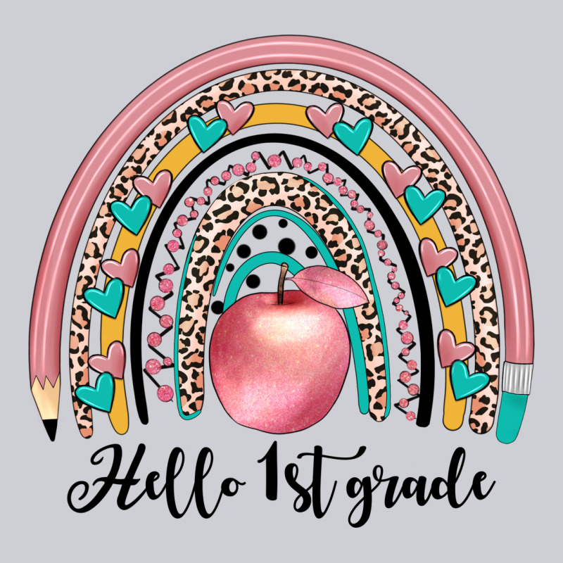 Hello 1 St Grade Heavyweight Sweatshirt by JahusDesignShop | Teevron