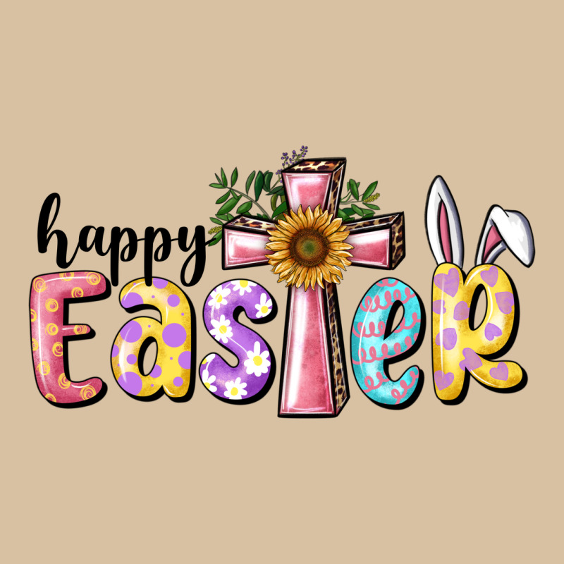 Happy Easter With Cross Heavyweight Hoodie by RanaPortraitStore | Teevron