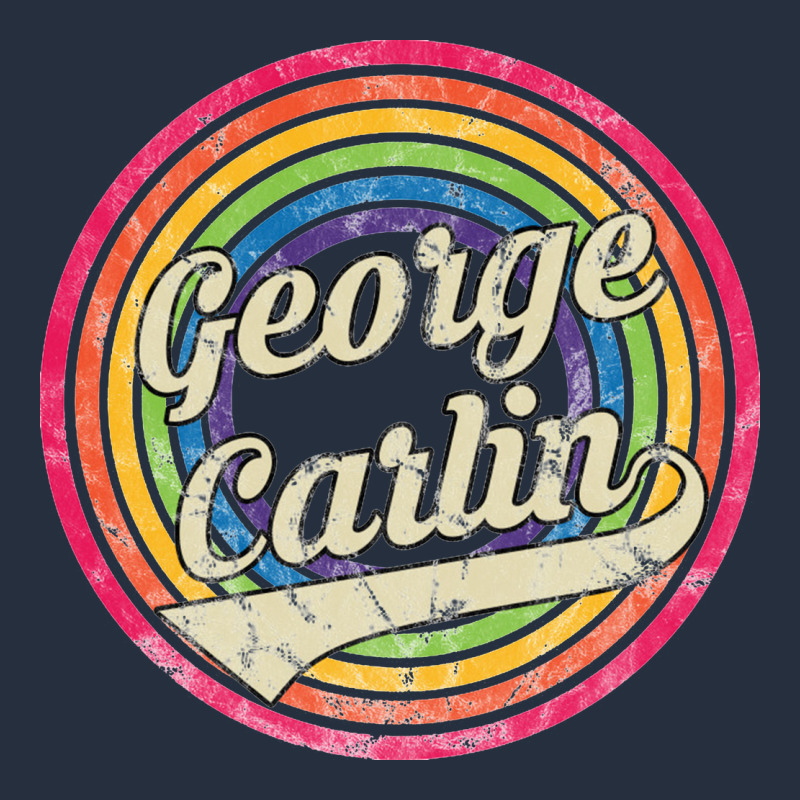 George Carlin   Retro Rainbow Faded Style Zipper Hoodie by artisFamous | Teevron