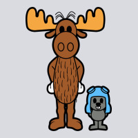 Rocky And Bullwinkle Zipper Hoodie | Teevron