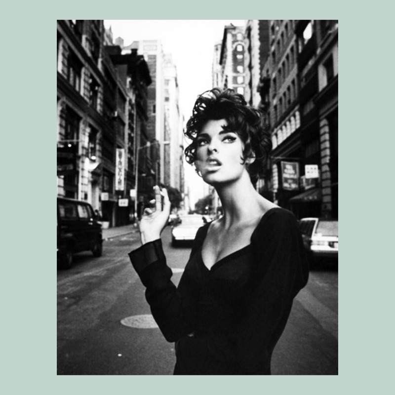 Linda Evangelista Fashion Model Zipper Hoodie by artisFamous | Teevron