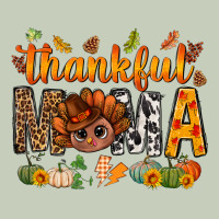 Thankful Mama And Turkey Bbs Ladies Tee | Teevron