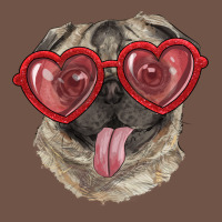 Pug With Love Glasses Premium Sweatshirt | Teevron