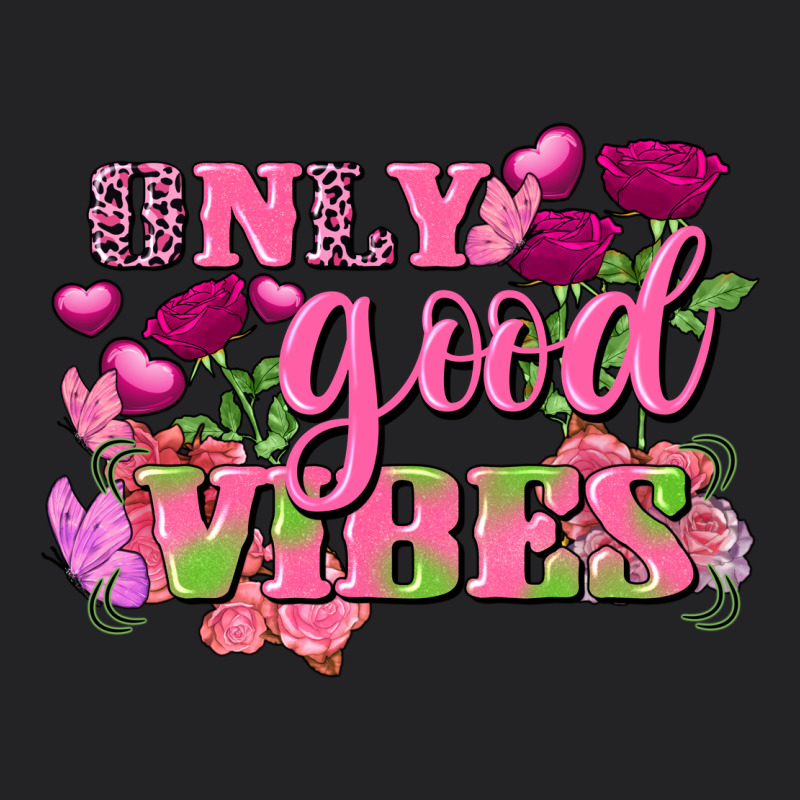 Valentine's Day Only Good Vibes Vintage Tee by FaDigitalArtStudio | Teevron