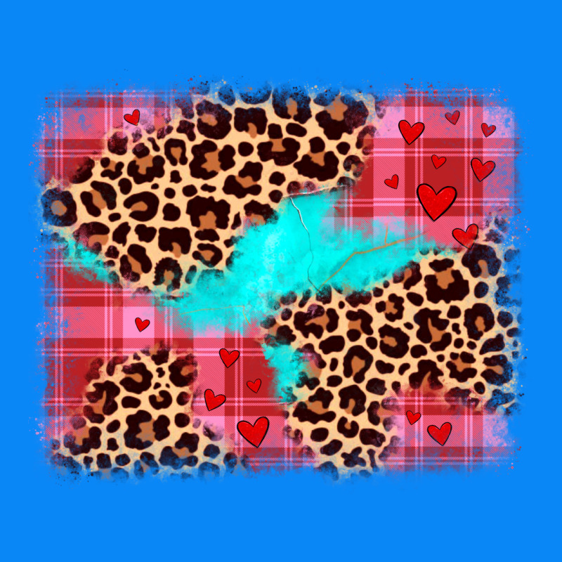 Valentine's Day Leopard Background Zipper Hoodie by JahusDesignShop | Teevron