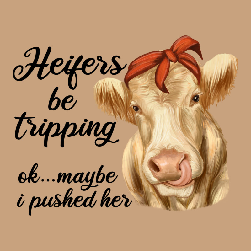 Heifer's Be Trippin' Charolais Cow Vintage Tee by RanaPortraitStore | Teevron