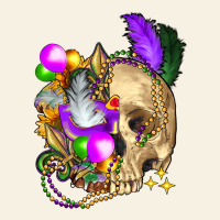Mardi Gras Skull Vintage Tee | Teevron