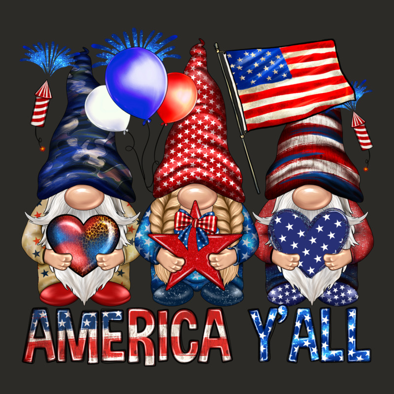 America Y'all With Gnomies Heavy Core Tee by HowdyJamesFarm | Teevron