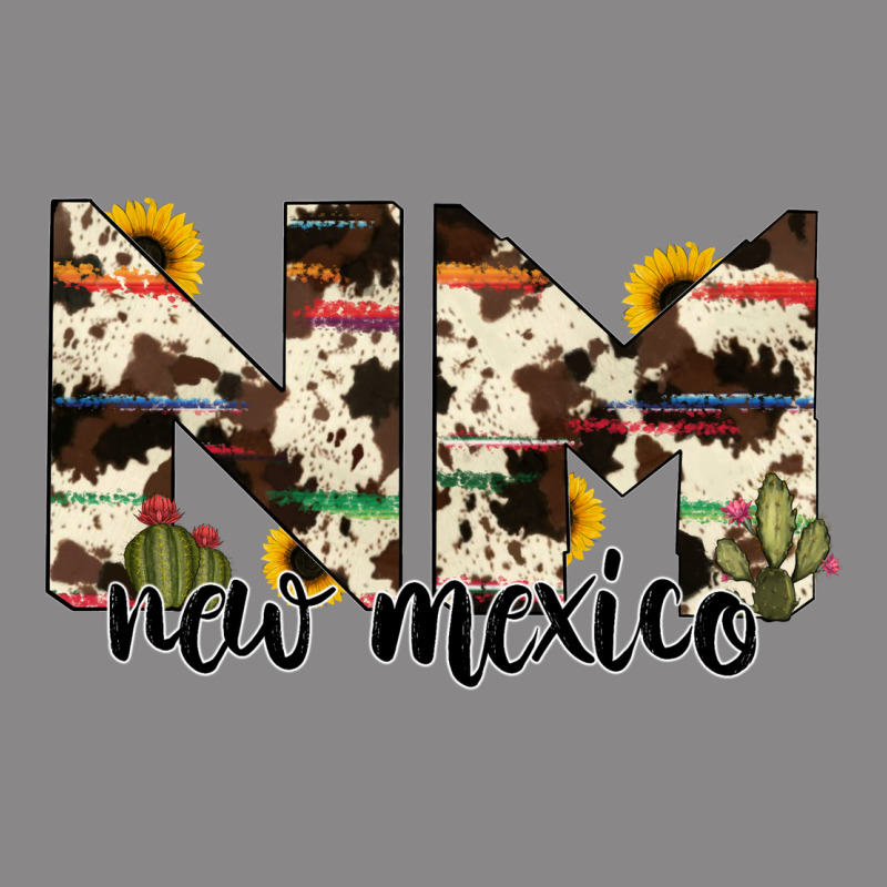 New Mexico State Cowhide Serape Cactus Vintage Tee by RanaPortraitStore | Teevron