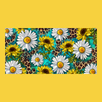 Sunflower And Daisy With Leopard Premium Sweatshirt | Teevron