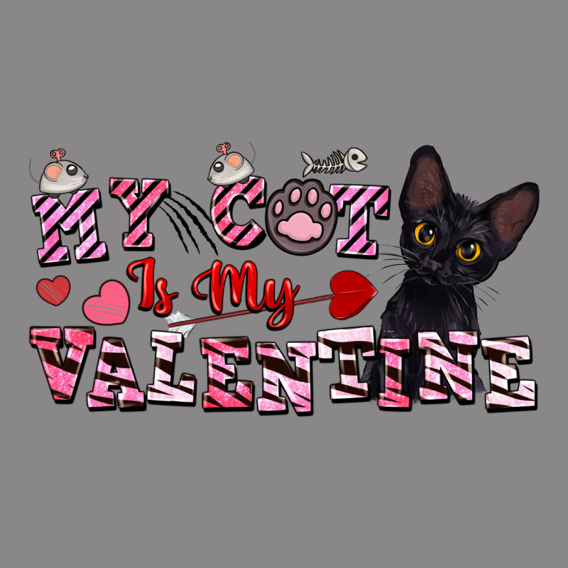 My Cat Is My Valentine Vintage Tee by FaDigitalArtStudio | Teevron