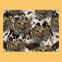 Longhorn Pattern Vintage Hoodie | Teevron