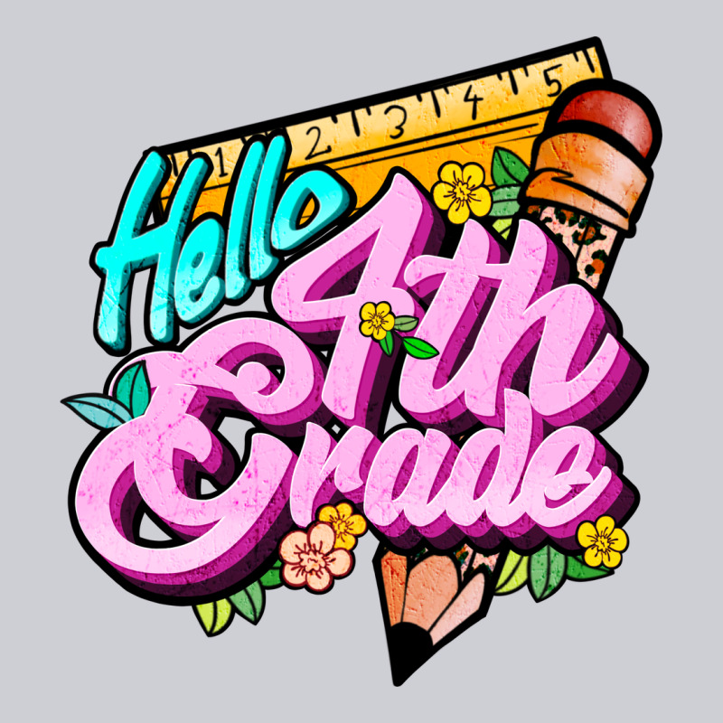 Hello 4th Grade Heavyweight Sweatshirt by JahusDesignShop | Teevron
