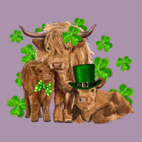 St Patrick's Day Cow Family Heavyweight Hoodie | Teevron