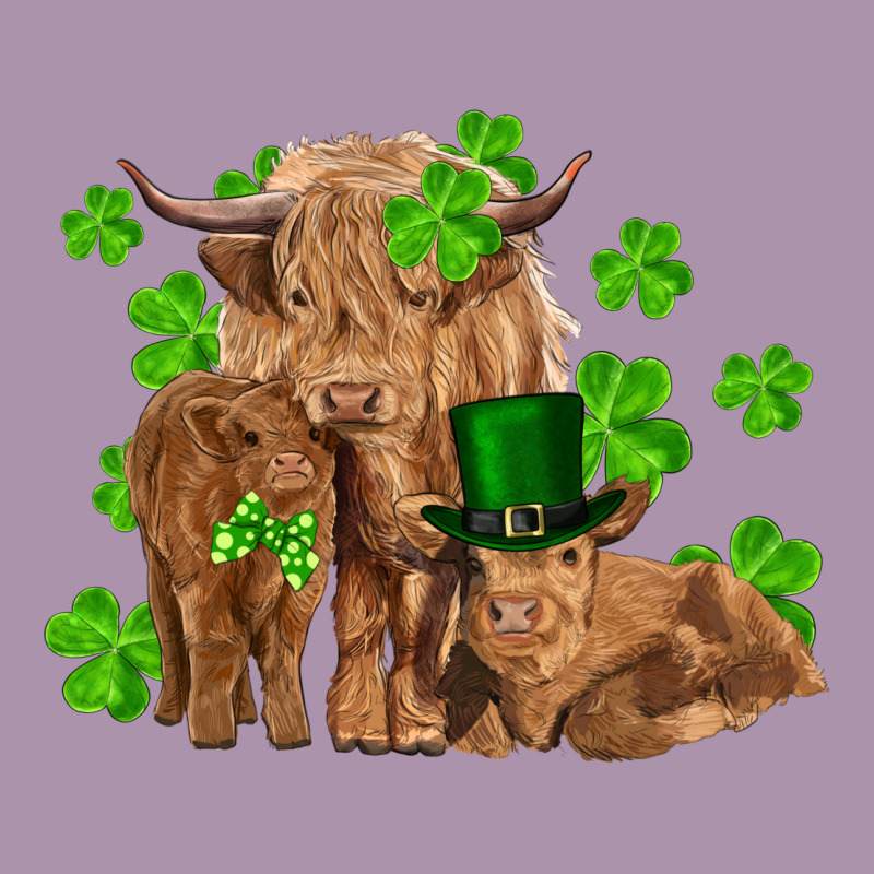 St Patrick's Day Cow Family Heavyweight Hoodie by RanaPortraitStore | Teevron