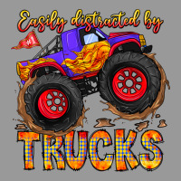 Easily Distracted By Trucks Vintage Hoodie | Teevron