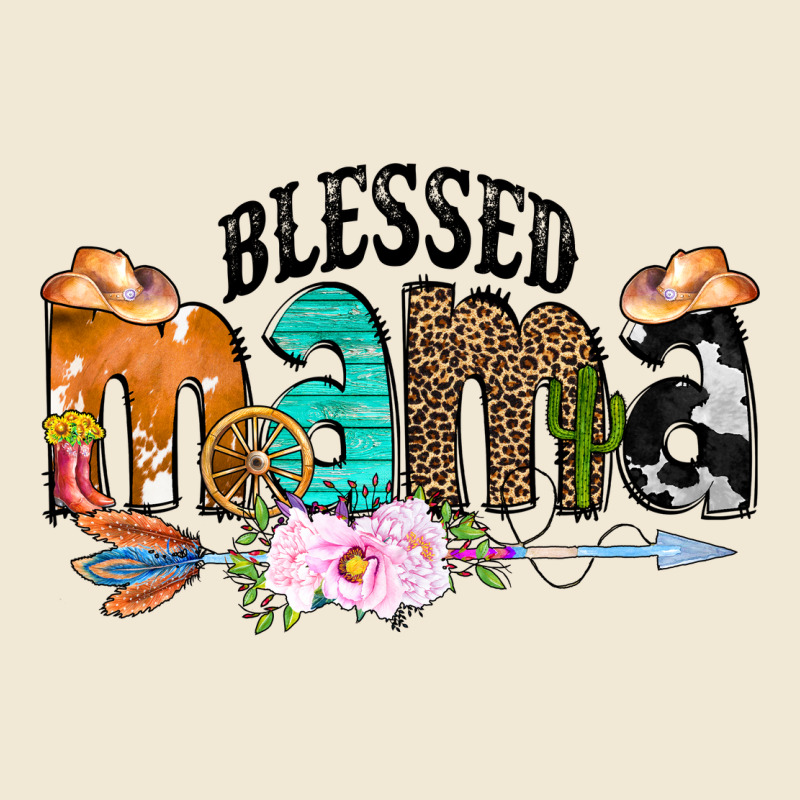 Blessed Mama Premium Tee by CowCowDesign | Teevron