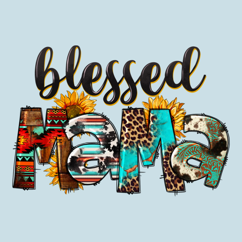 Western Blessed Mama Mother's Day Ladies Tee by FaDigitalArtStudio | Teevron
