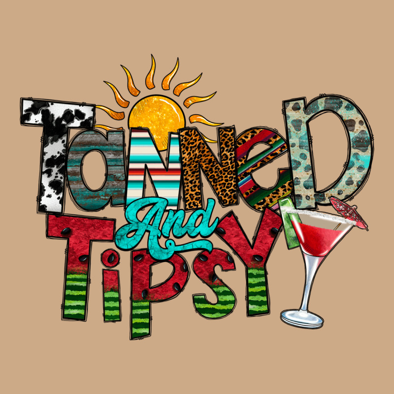Tanned And Tipsy Vintage Hoodie by CowhideDigitalArt | Teevron