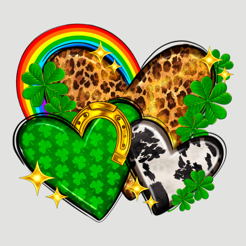 St. Patrick's Day Hearts With Leopard Classic Tee by HowdyJamesFarm | Teevron