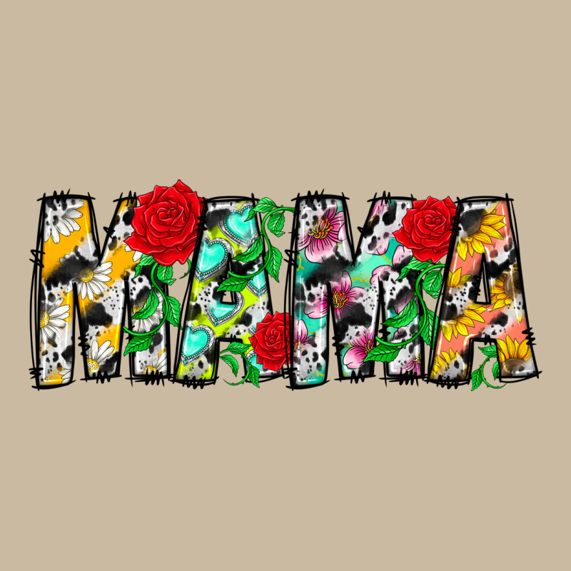 Floral Animal Print Mama Long Sleeve Tee by CowhideDigitalArt | Teevron