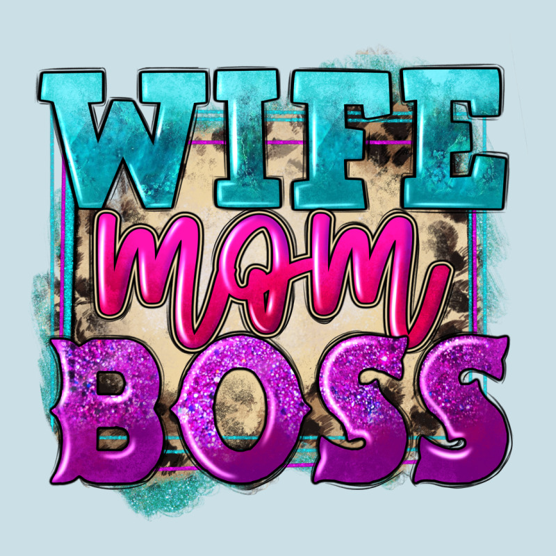 Wife Mom Boss Mother's Day Ladies Tee by FaDigitalArtStudio | Teevron