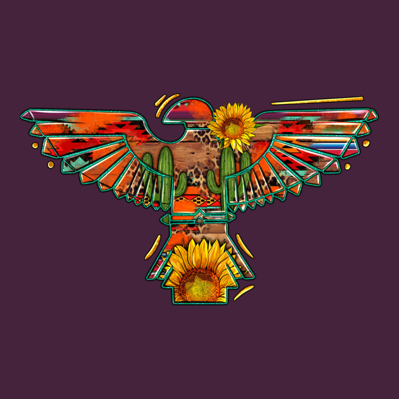 Thunderbird  Wild Soul With Sunflower Serape Aztec Classic Tee by Artiststas | Teevron